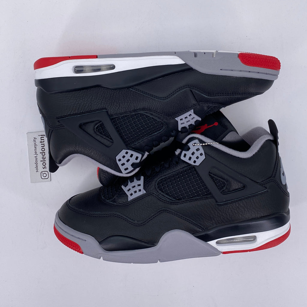 Air Jordan 4 Retro "Bred Reimagined" 2024 New Size 10