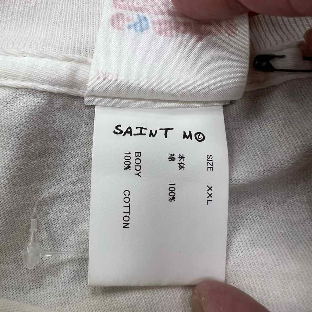 Saint Michael T-Shirt "DIRTY PIG" Cream Used Size 2XL