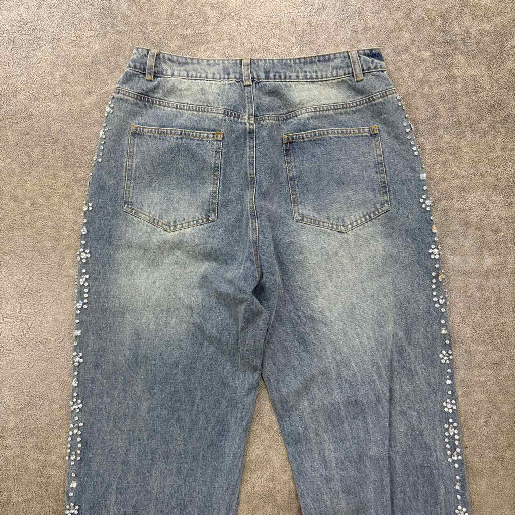 Vale Jeans "RHINESTONE" Blue Used Size 30