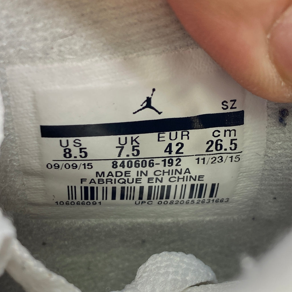 Air Jordan 4 Retro "White Cement" 2016 Used Size 8.5