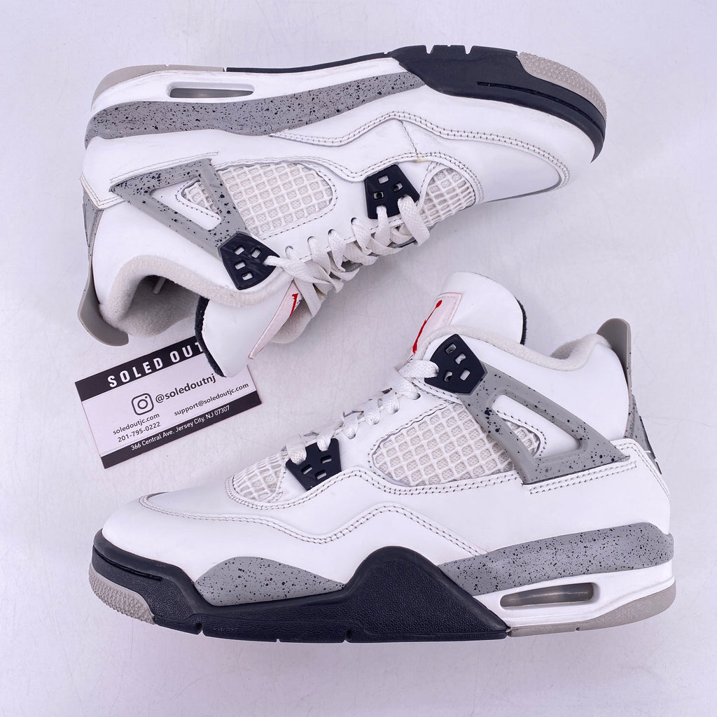 Air Jordan (GS) 4 Retro "White Cement" 2025 Used Size 6Y