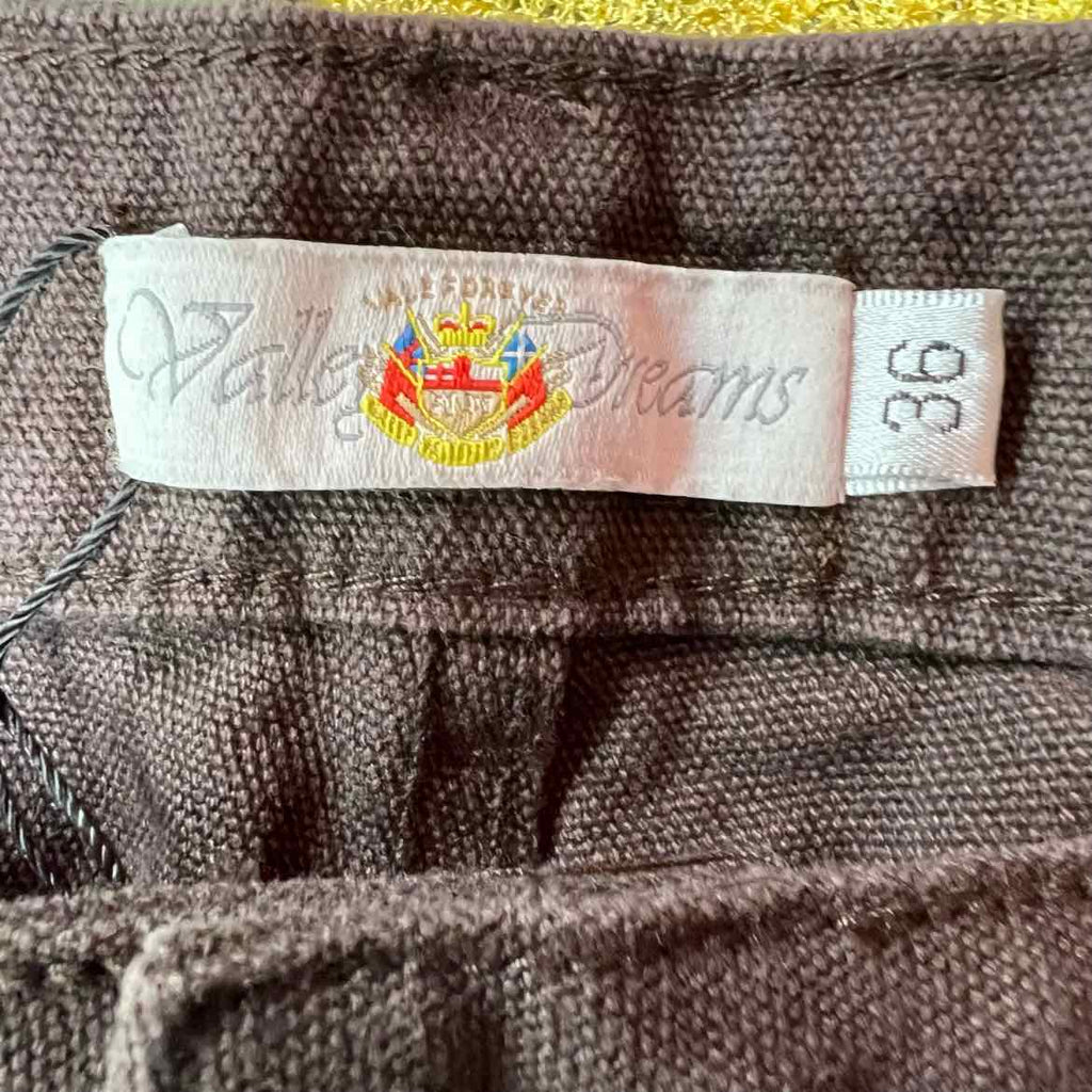 Vale Pant "PATCH" Brown New Size 36