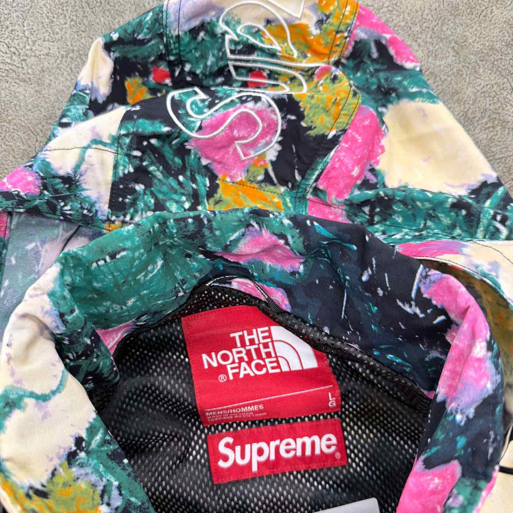Supreme Jacket "FLOWERS" Multi-Color Used Size L