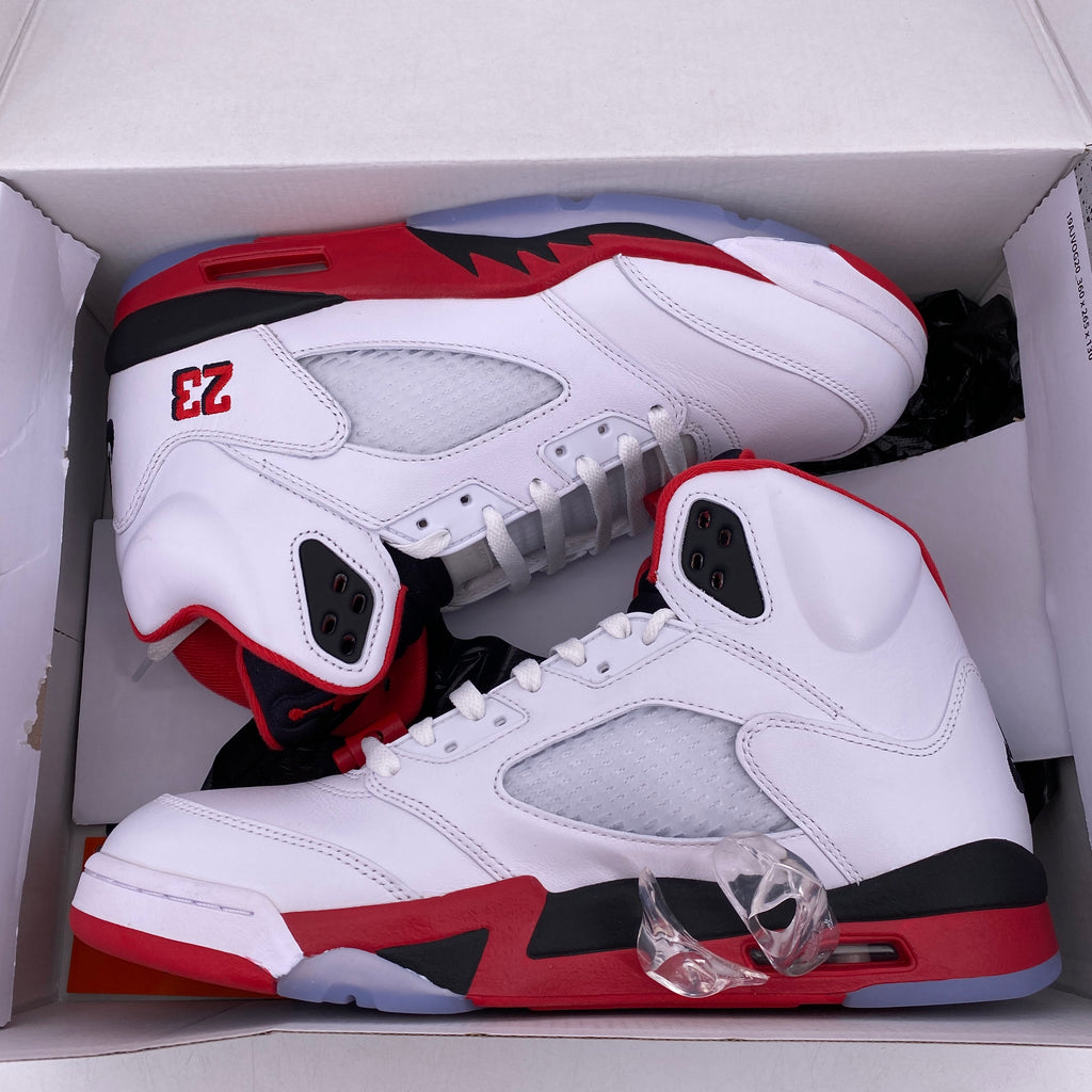 Air Jordan 5 Retro "Fire Red Black Tongue" 2025 New Size 11