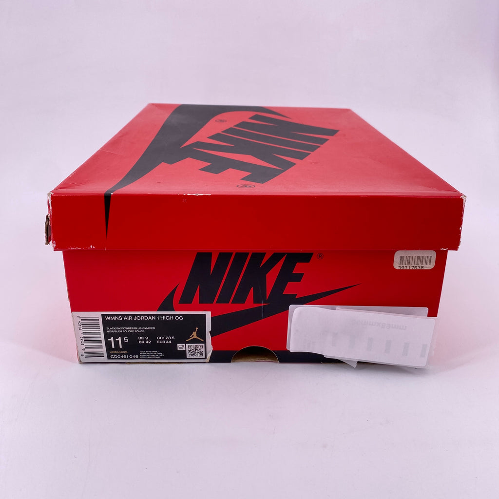 Air Jordan (W) 1 Retro High OG "Nc To Chi" 2020 Used Size 11.5W