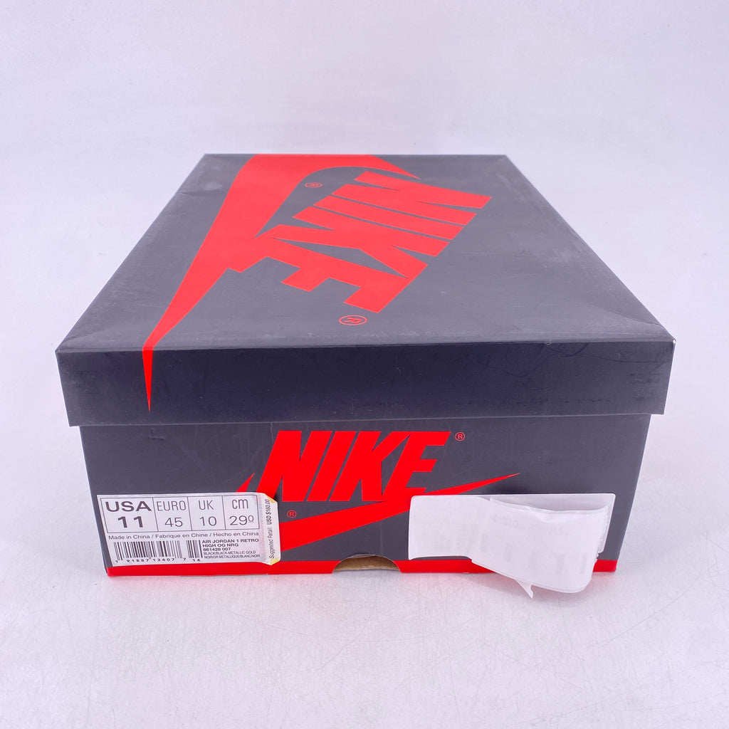Air Jordan 1 Retro High OG "Gold Toe" 2018 Used Size 11