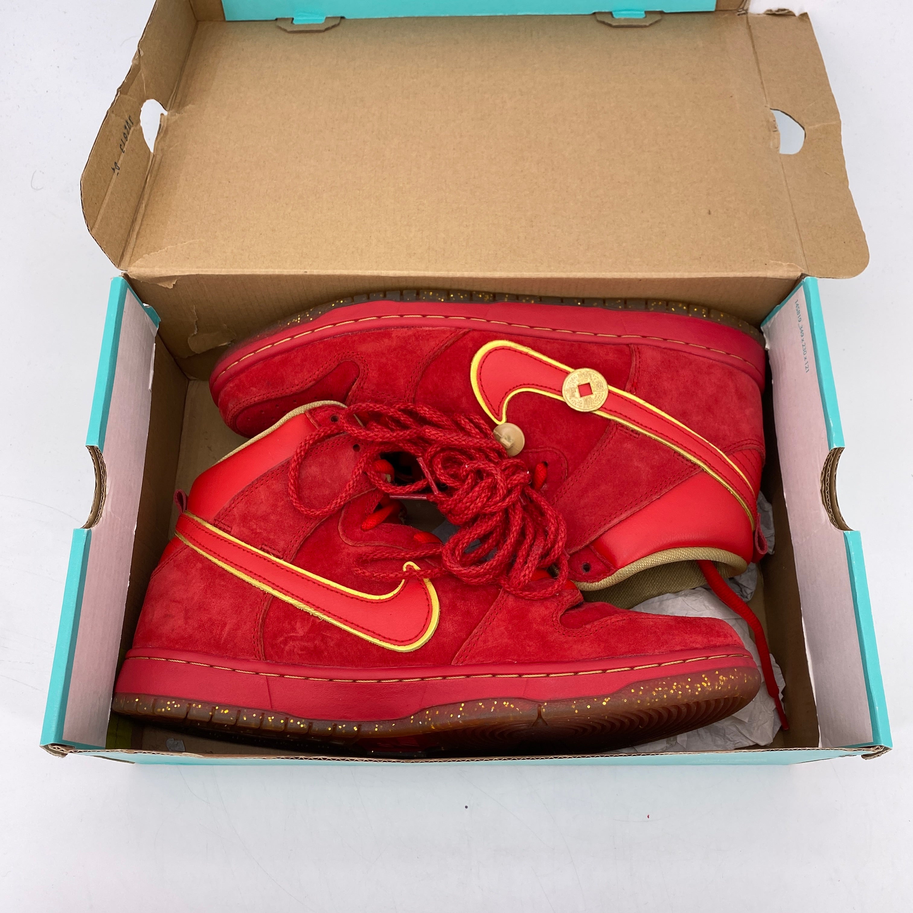 Nike SB Dunk High &quot;Chinese New Year&quot; 2014 Used Size 12