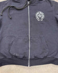 Chrome Hearts Zip Up "MALIBU" Black Used Size 2XL