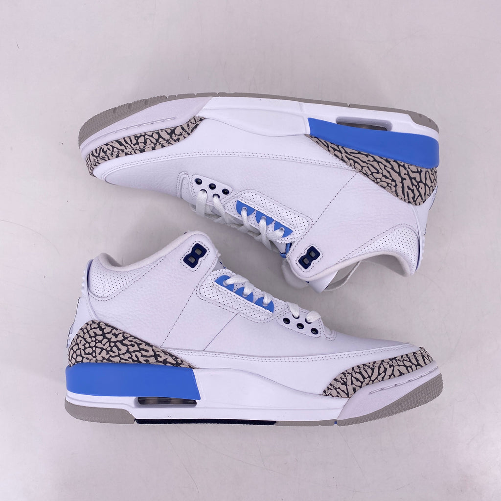 Air Jordan 3 Retro "Unc" 2020 New Size 10.5