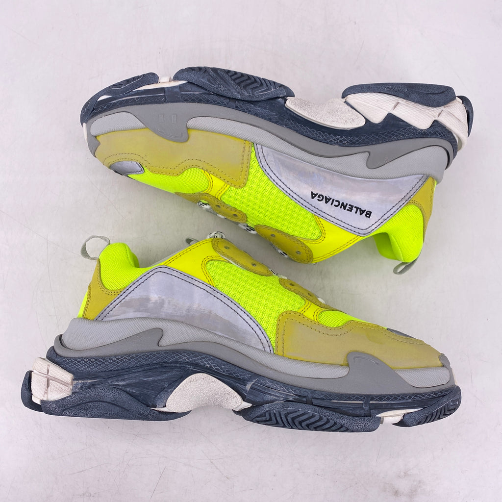 Balenciaga (W) Triple S Sneaker "Yellow Fluo" 2018 New Size 41W