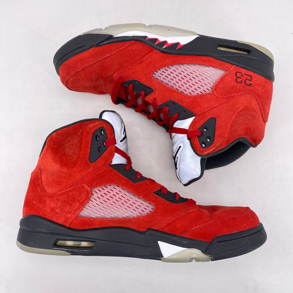 Air Jordan 5 Retro "Raging Bull Red Suede" 2021 Used Size 13