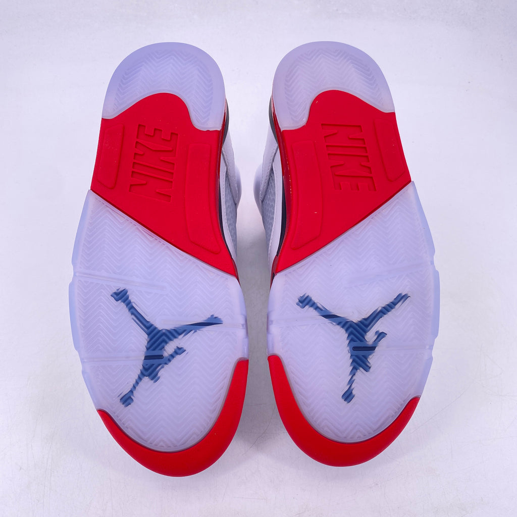 Air Jordan 5 Retro "Fire Red Black Tongue" 2025 New Size 10.5