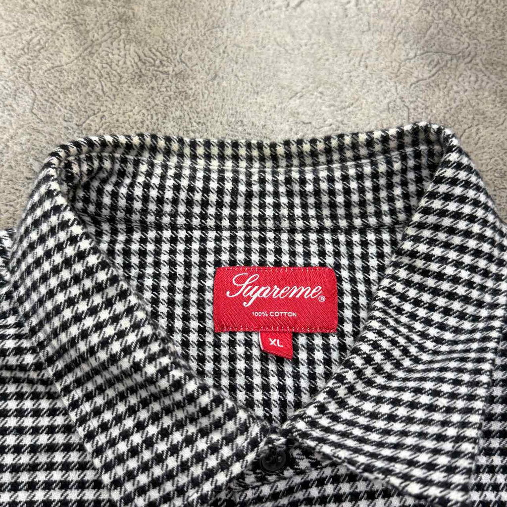 Supreme Button Up "HOUNDSOOTH" Grey Used Size XL