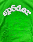 Sp5der Hoodie "RHINESTONE" Green New Size XL