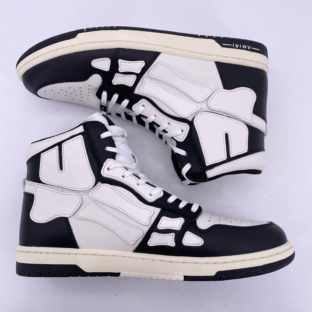 Amiri Bone Skel High Top "Black White"  New Size 46