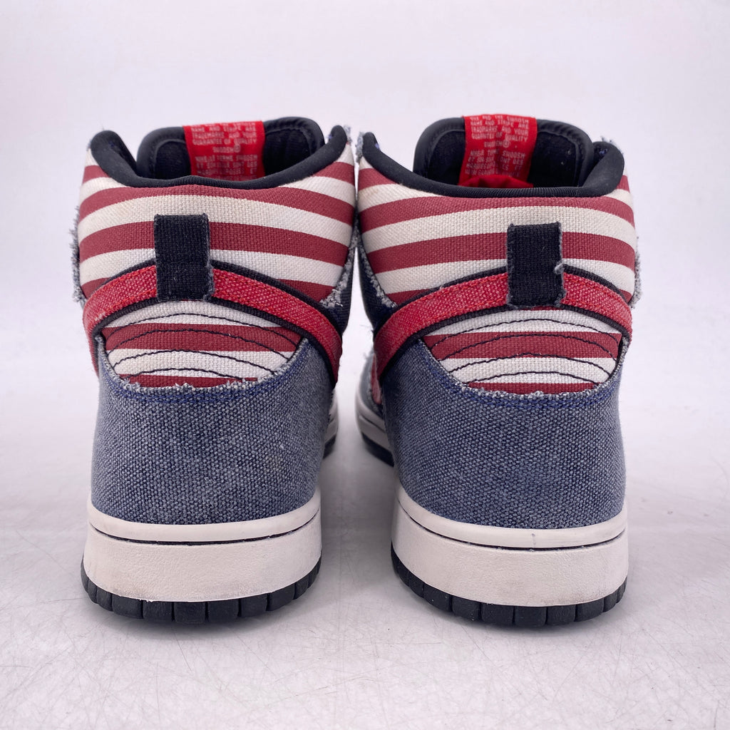 Nike SB Dunk High PRM "Born In The Usa" 2010 Used Size 11