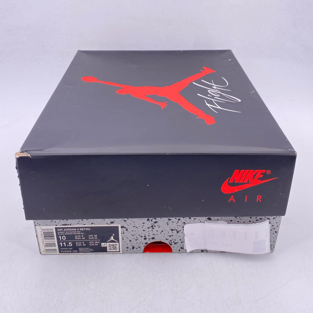 Air Jordan 4 Retro "White Cement" 2025 Used Size 10