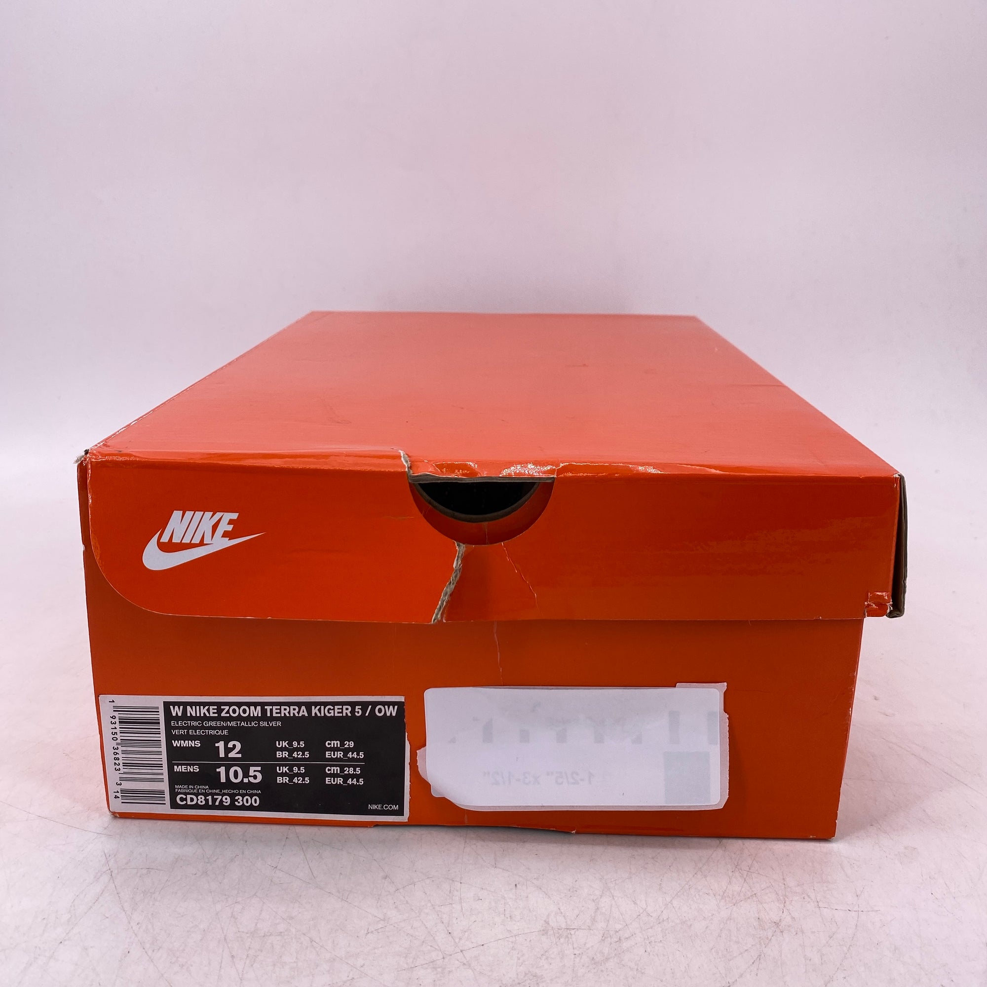 Nike (W) Zoom Terra Kiger 5 &quot;Ow Electric Green&quot; 2019 Used Size 12W