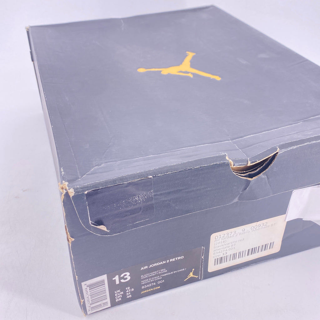 Air Jordan 2 Retro "Alternate 87" 2016 New Size 13