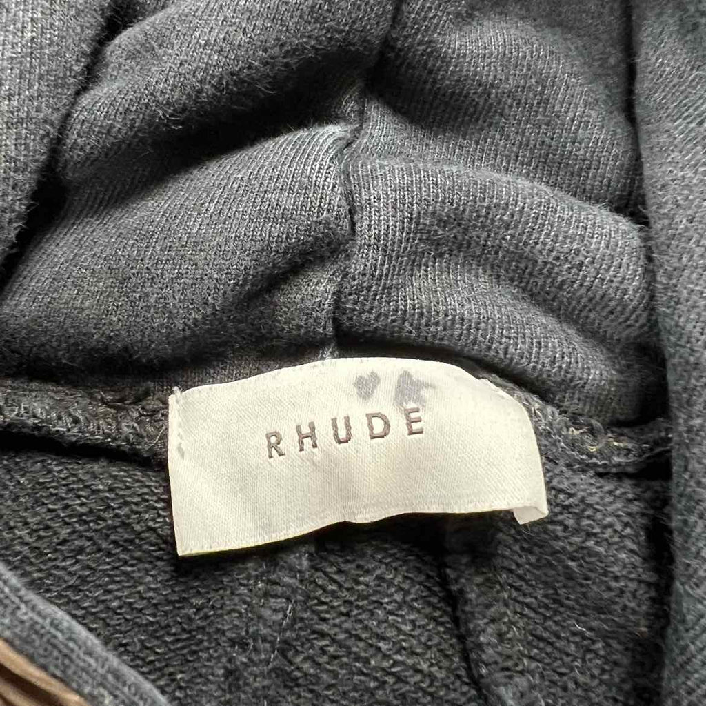 Rhude Hoodie "EAGLE" Black Used Size S
