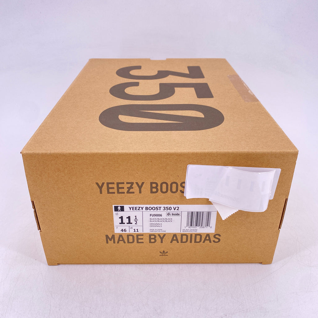 Yeezy 350 v2 "Black Non-Reflective" 2019 Used Size 11.5