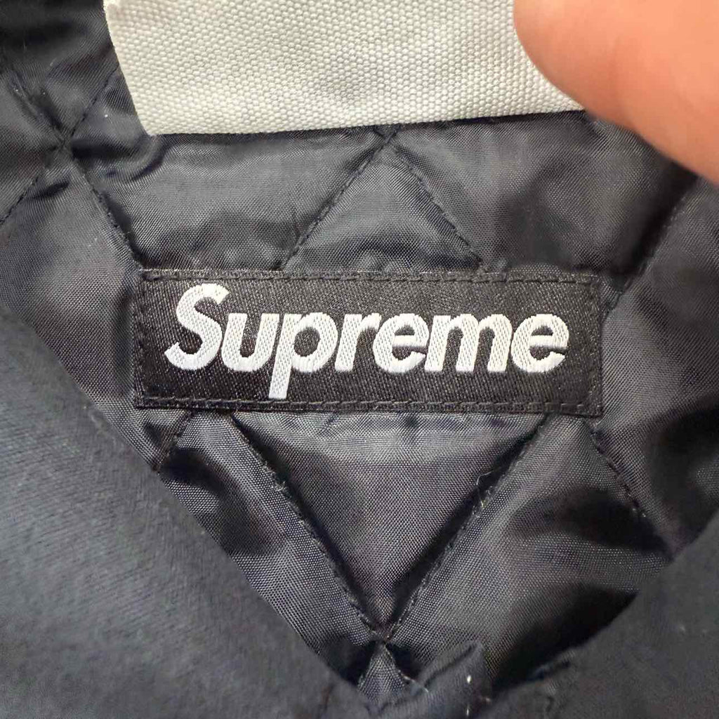 Supreme Button Up "MM6 PADDED" Black Used Size S