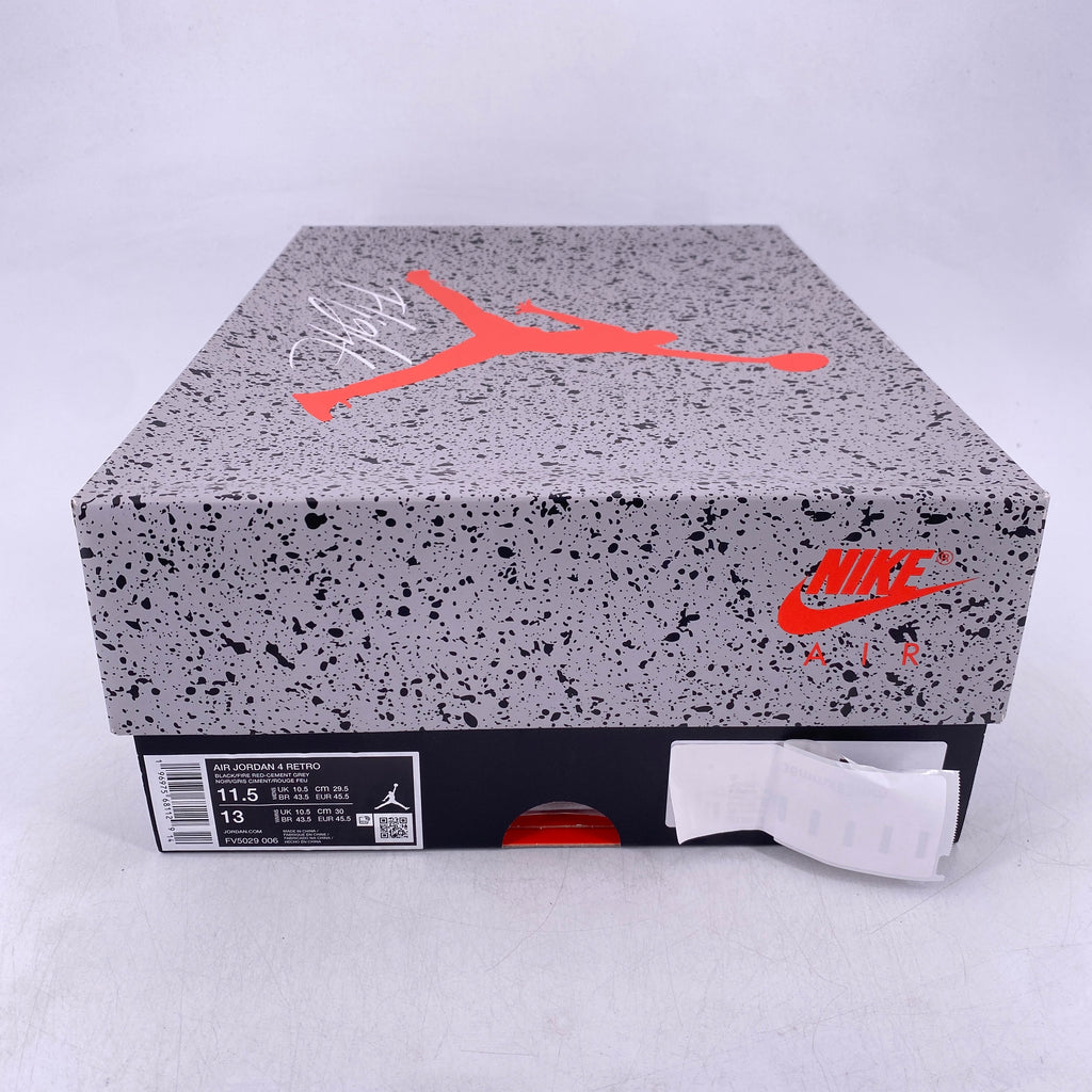Air Jordan 4 Retro "Bred Reimagined" 2024 Used Size 11.5