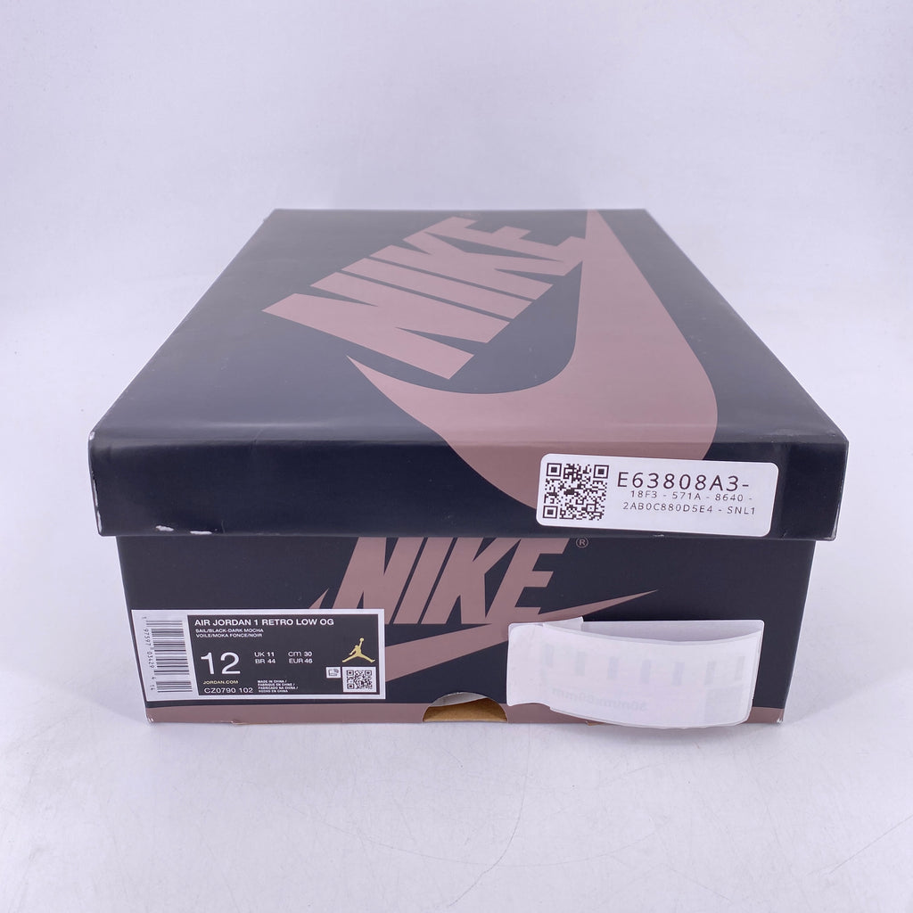 Air Jordan 1 Retro Low "Mocha" 2024 New Size 12