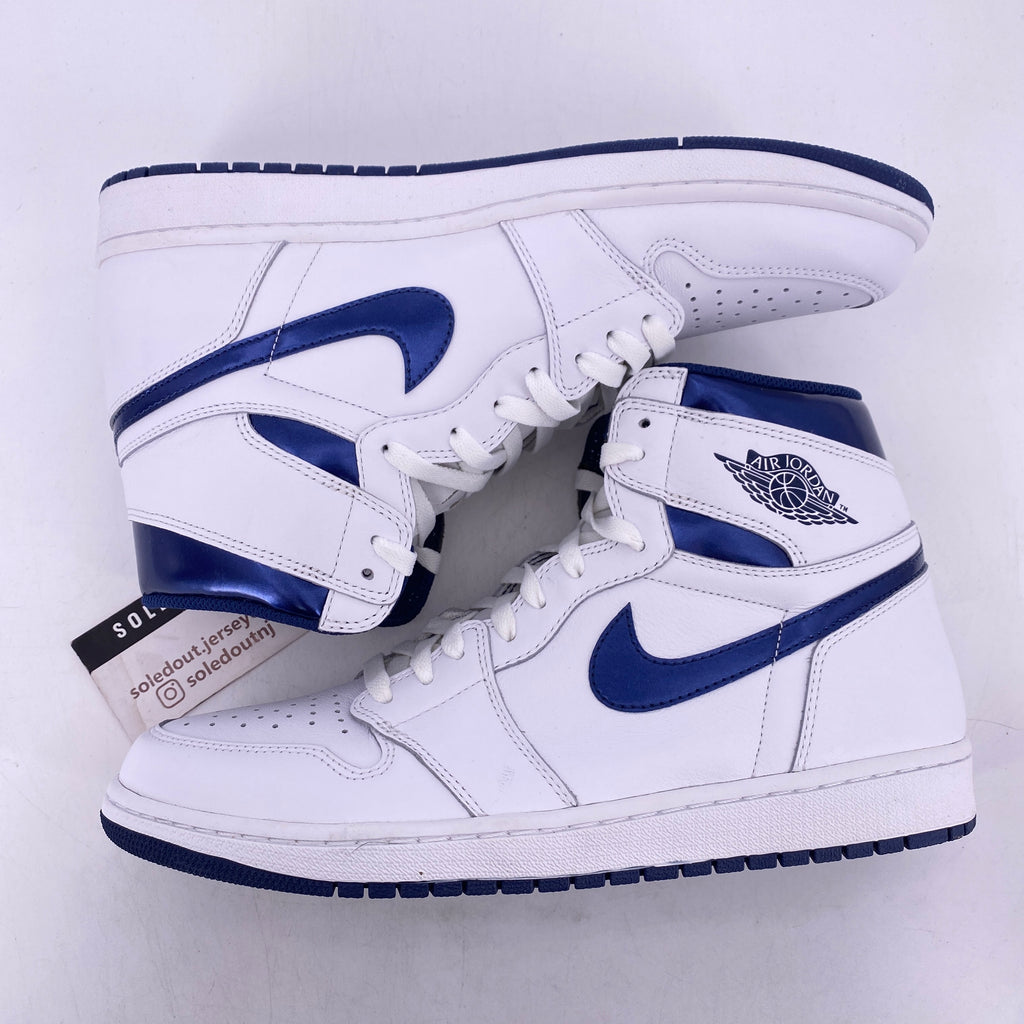 Air Jordan 1 Retro High "Metallic Navy" 2016 New Size 12