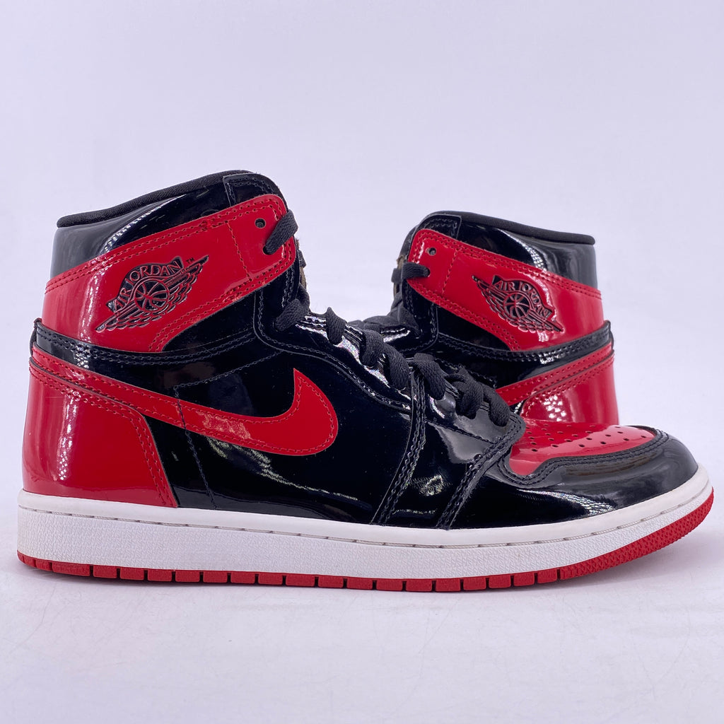 Air Jordan 1 Retro High OG "Patent Bred" 2021 Used Size 8