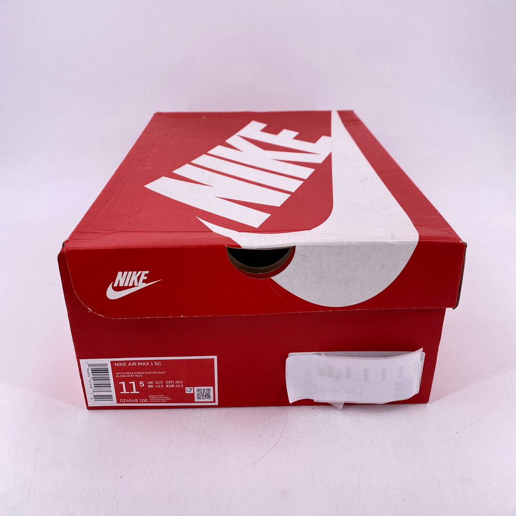 Nike Air Max 1 "White Mica Green" 2023 Used Size 11.5