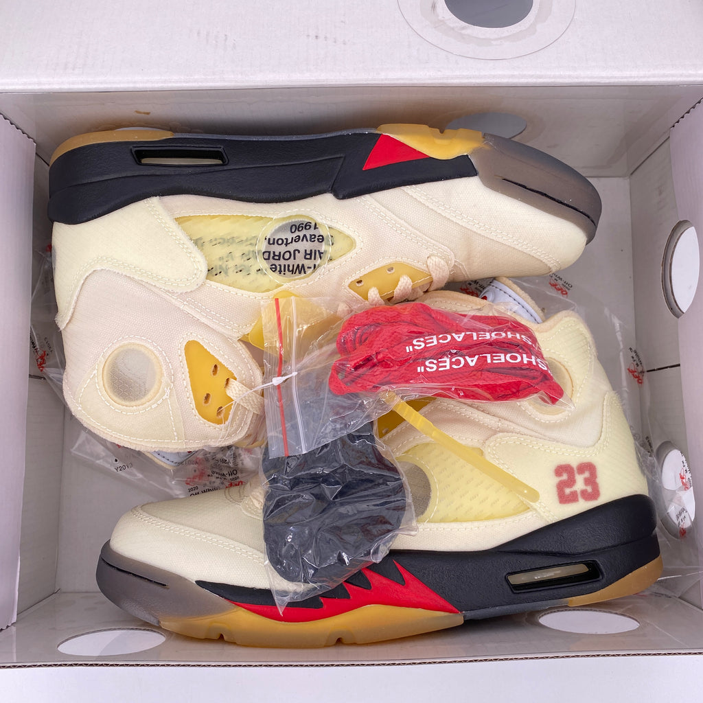 Air Jordan 5 Retro "Ow Sail" 2020 New Size 7