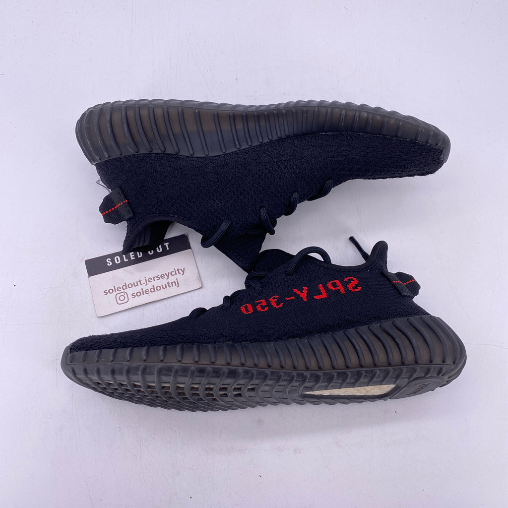 Yeezy 350 v2 "Black Red" 2017 Used Size 8