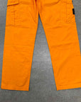 Stone Island Pants "CARGO" Orange New Size 32