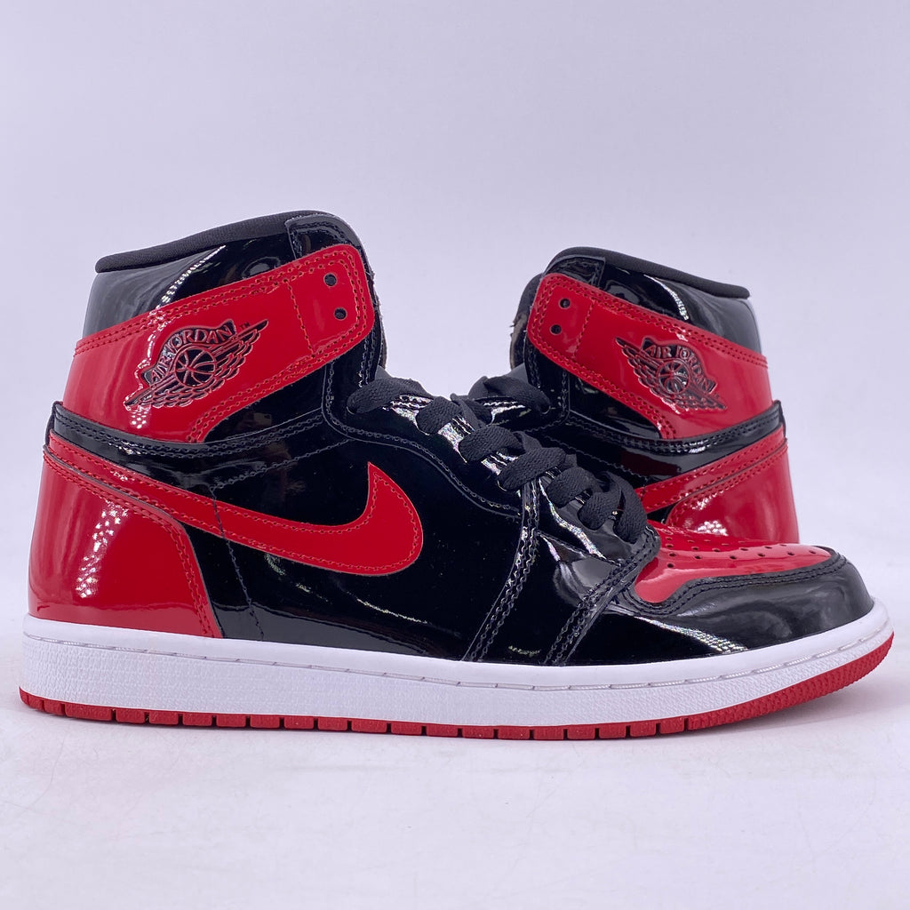 Air Jordan 1 Retro High "Patent Bred" 2021 Used Size 8