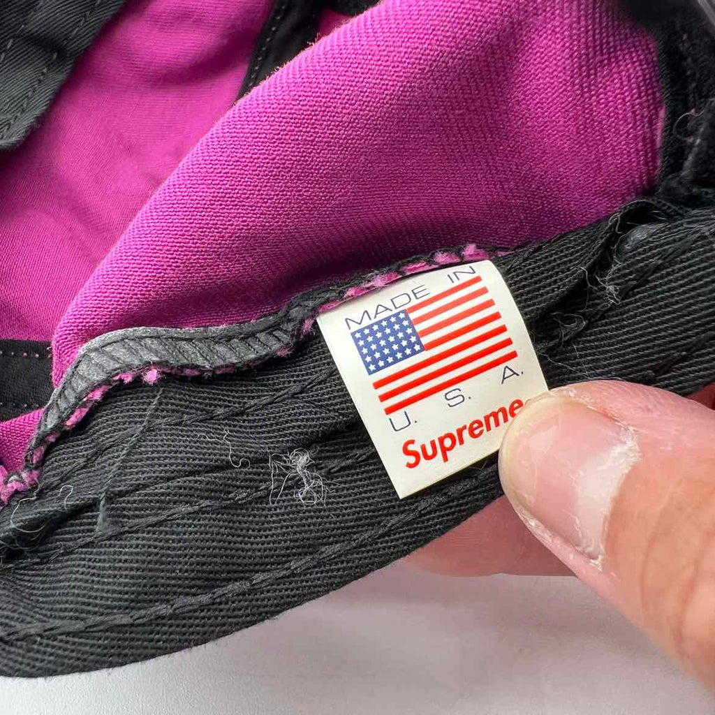 Supreme Camp Cap "SNAP BUTTON" New Magenta Size OS
