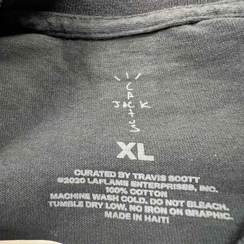 Travis Scott T-Shirt "ASTRONOMICAL" Black New Size XL