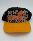 Kapital Trucker Hat "MINI SKIRT FOREVER" New Black Size OS