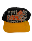 Kapital Trucker Hat "MINI SKIRT FOREVER" New Black Size OS