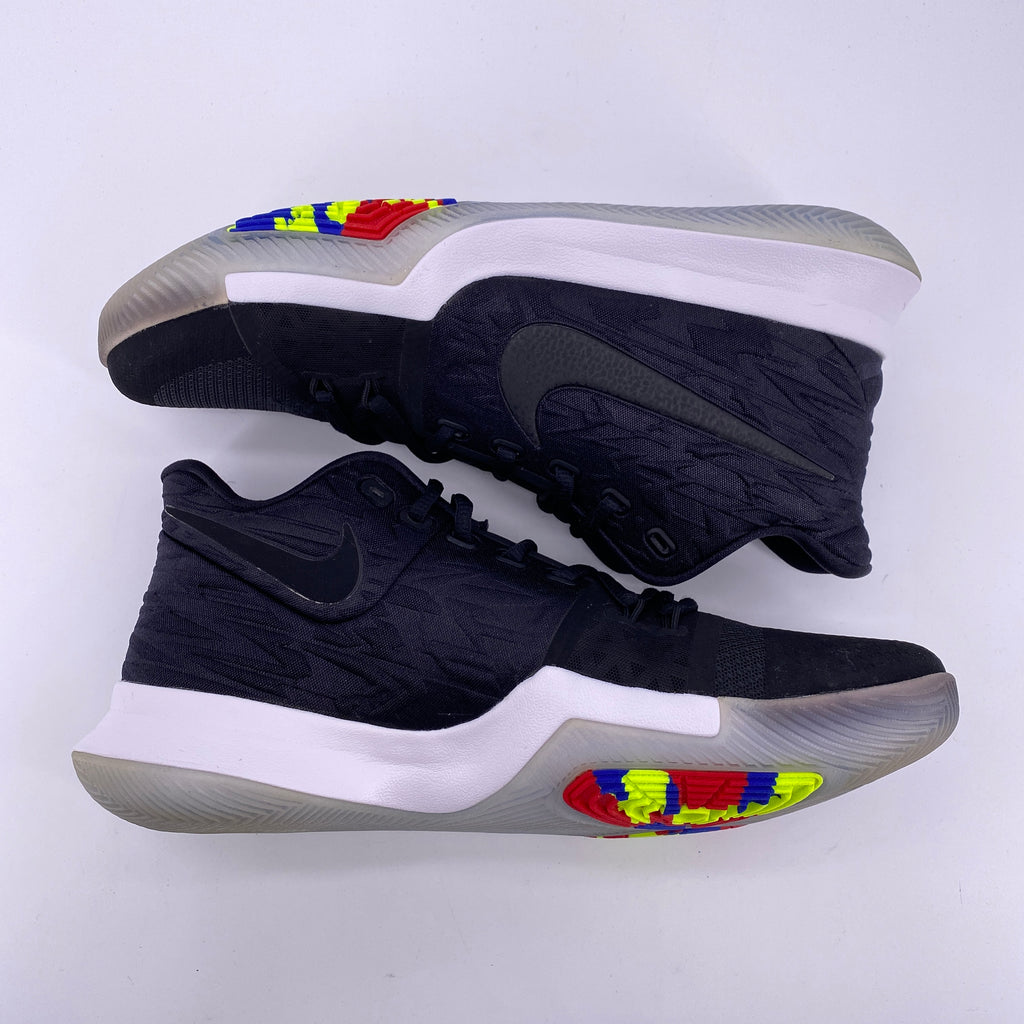 Nike Kyrie 3 "Black Multi-Color" 2017 Used Size 9.5