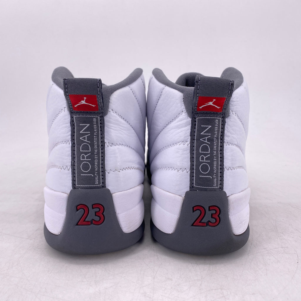 Air Jordan 12 Retro "White Dark Grey" 2019 Used Size 9.5