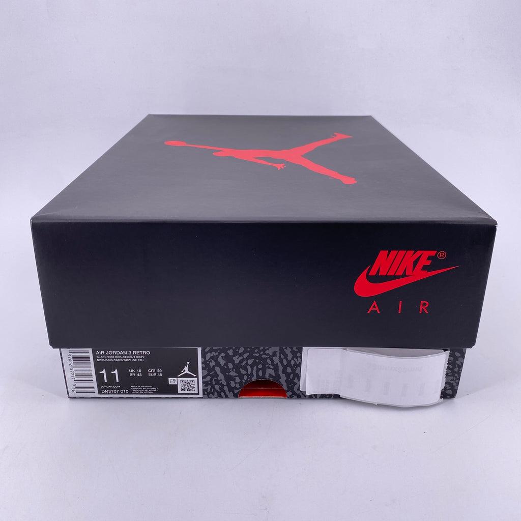 Air Jordan 3 Retro "Black Cement" 2024 New Size 11