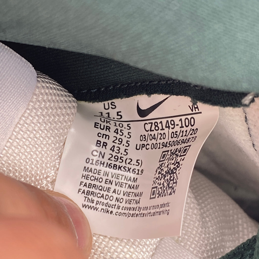 Nike Dunk High "Spartan Green" 2020 Used Size 11.5