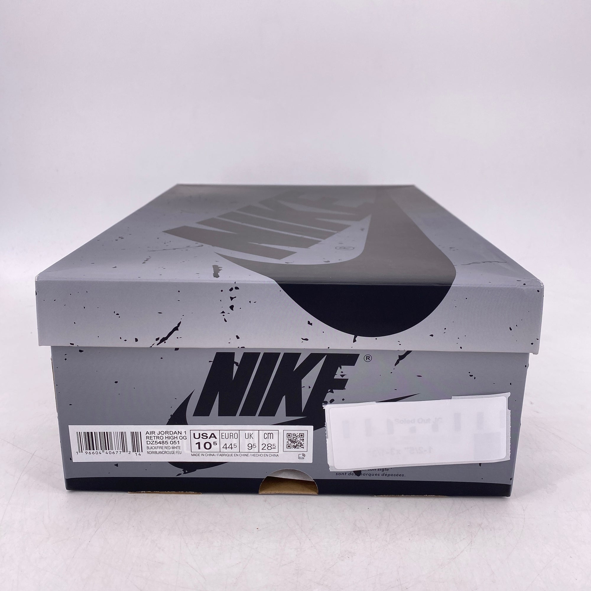 Air Jordan 1 Retro High &quot;Washed Black&quot; 2023 New Size 10.5