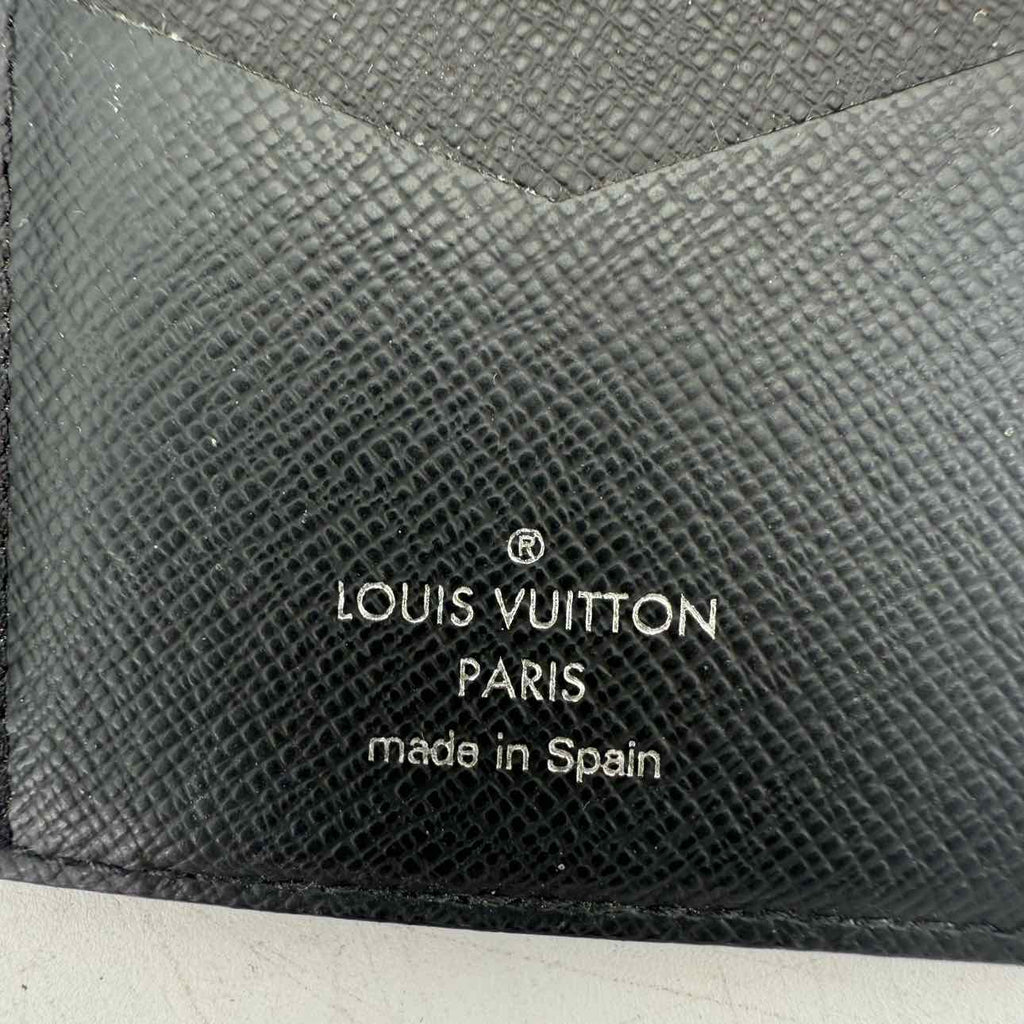 Louis Vuitton Wallet "MONOGRAM ECLIPSE" Used Black Size OS