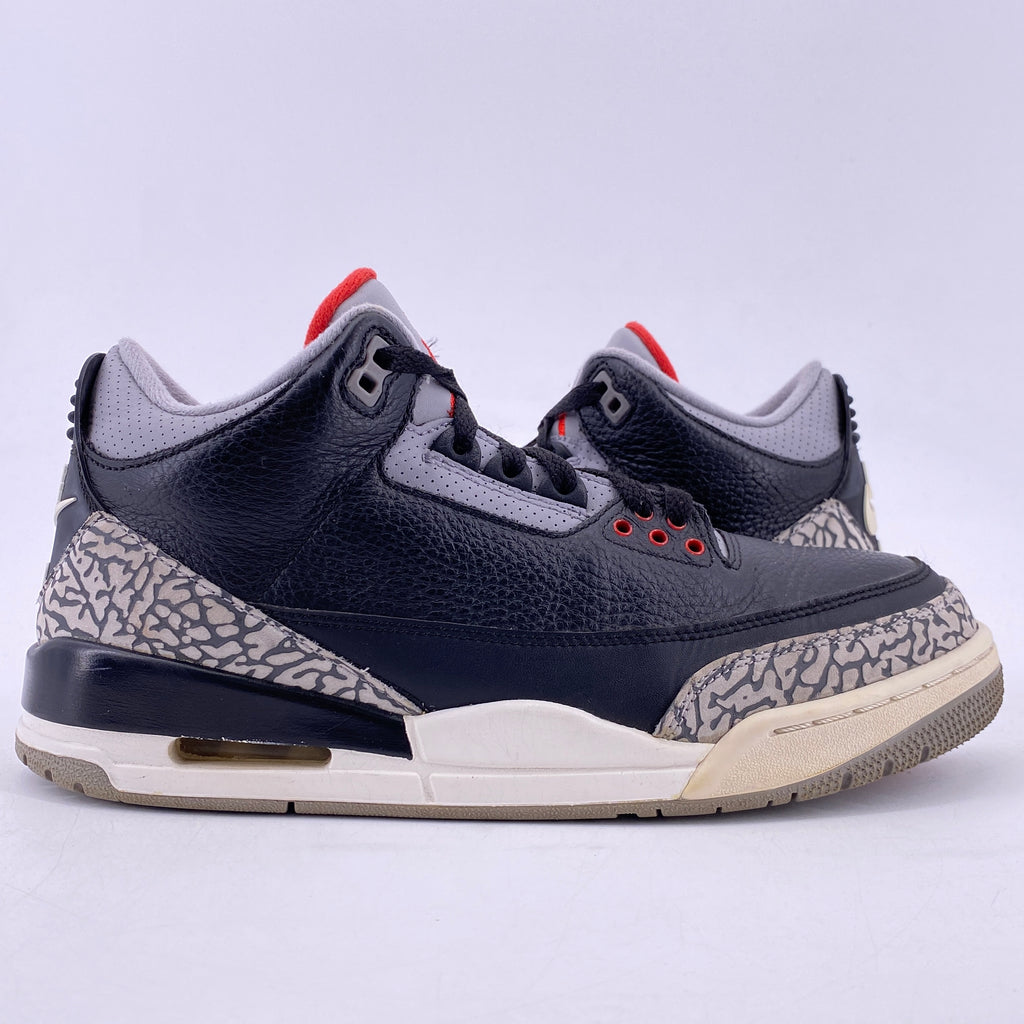 Air Jordan 3 Retro "Black Cement" 2017 Used Size 8.5