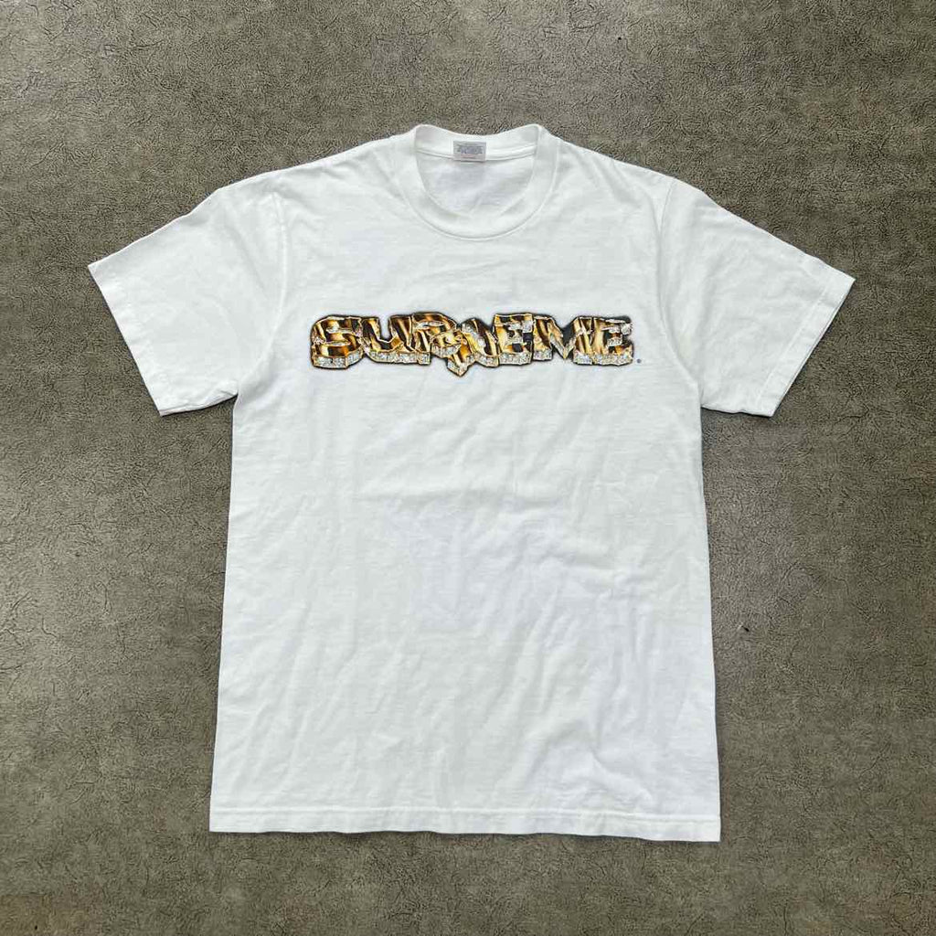 Supreme T-Shirt "DIAMOND" White Used Size S