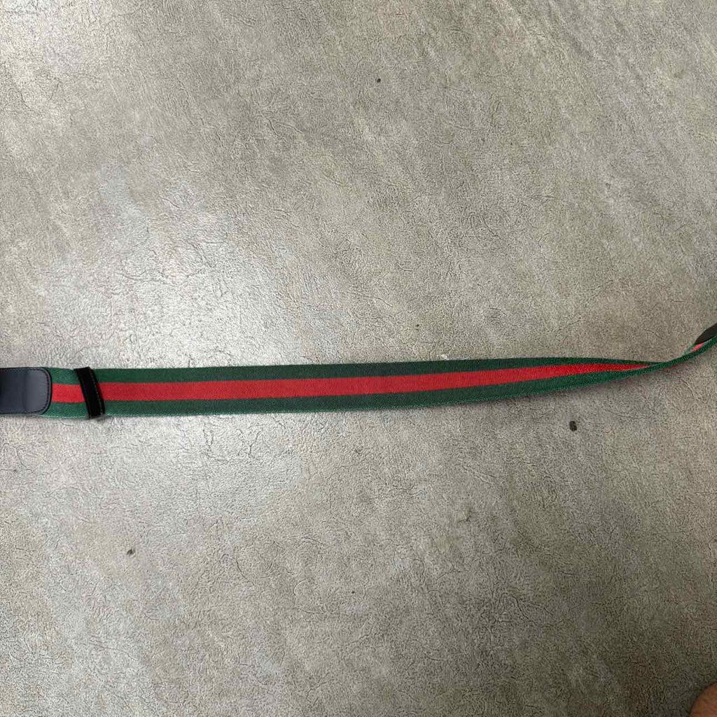 Gucci Belt "NYLON" Used Green Size 75