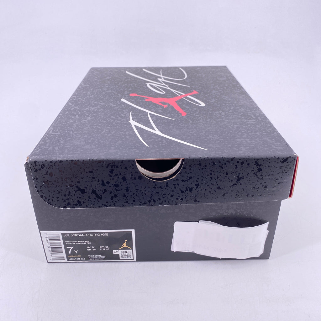 Air Jordan (GS) 4 Retro "Red Cement" 2023 New Size 7Y