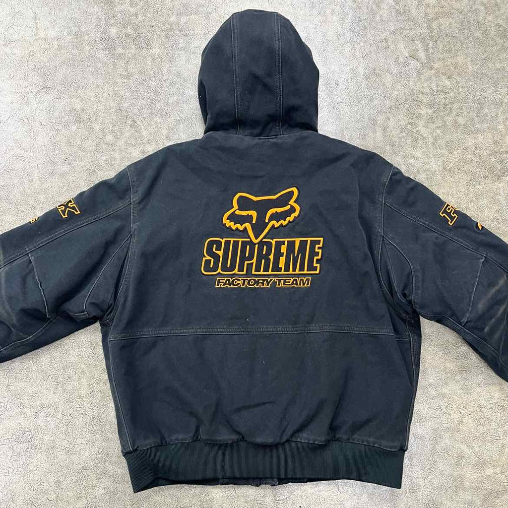 Supreme Jacket "FOX RACING" Black New Size M